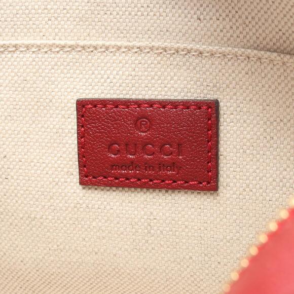 Gucci Blondie Shoulder Bag Leather Red - Picture 3 of 3